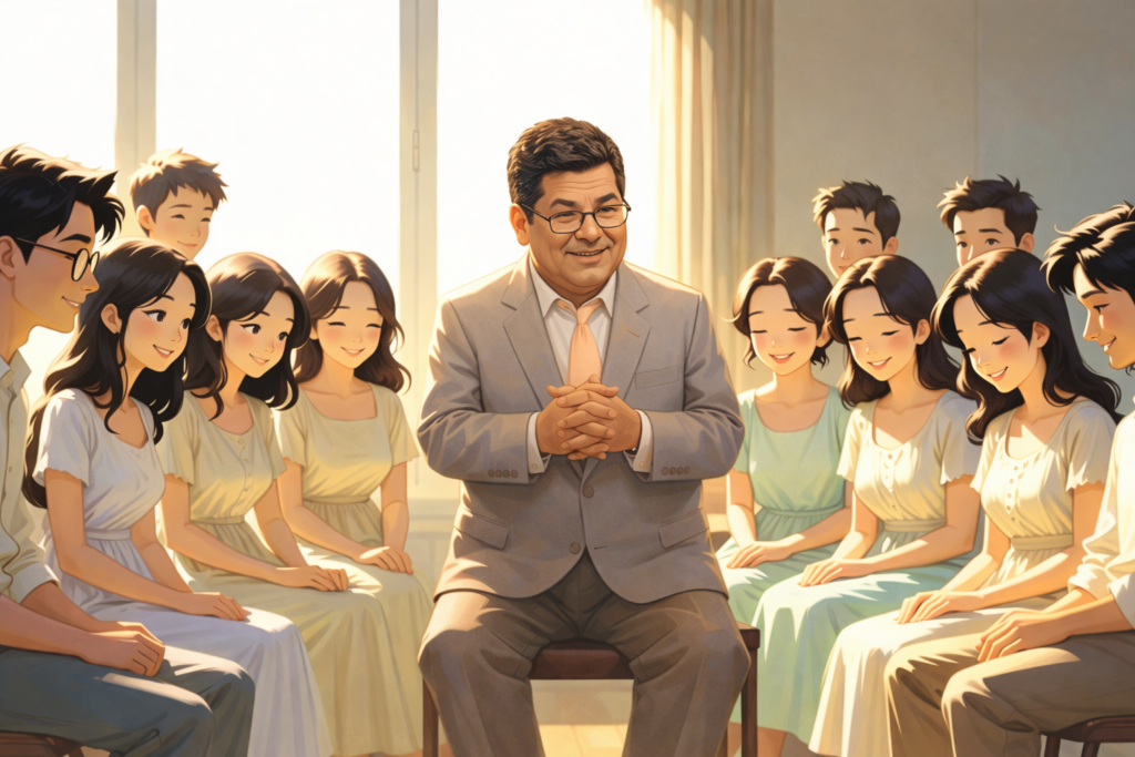 Pastor recomendando a sus ministros 